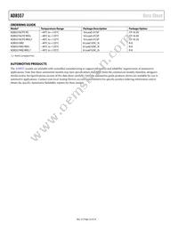 AD8557ACPZ-R2 Datasheet Page 22