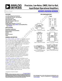 AD8605ACBZ-REEL Datasheet Cover