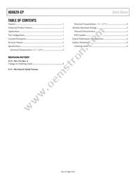 AD8629TRZ-EP-R7 Datasheet Page 2