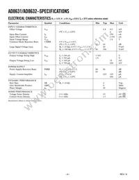 AD8632ARMZ-REEL Datasheet Page 4