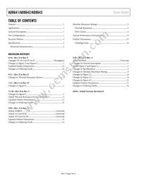 AD8643ACPZ-REEL Datasheet Page 2