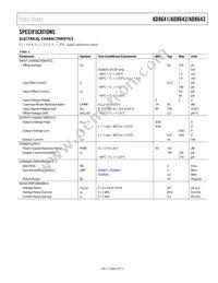 AD8643ACPZ-REEL Datasheet Page 3