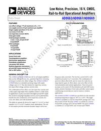 AD8663ACPZ-REEL Datasheet Cover
