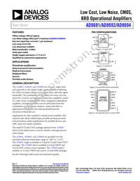 AD8694WAC-P7 Datasheet Cover