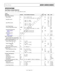 AD8694WAC-P7 Datasheet Page 3