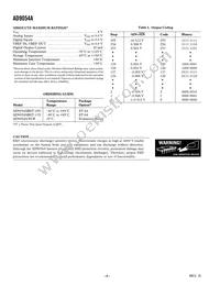 AD9054ABSTZ-200 Datasheet Page 4