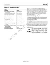 AD9106BCPZRL7 Datasheet Page 11