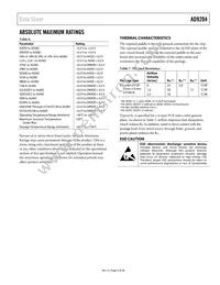 AD9204BCPZ-65 Datasheet Page 9