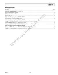 AD9214BRS-RL65 Datasheet Page 19