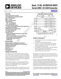 AD9228ABCPZRL7-65 Datasheet Cover