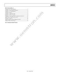 AD9238BSTRL-65 Datasheet Page 3