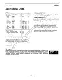 AD9245BCPZRL7-80 Datasheet Page 9