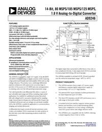 AD9246BCPZRL7-125 Datasheet Cover