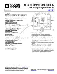 AD9250BCPZRL7-250 Datasheet Cover