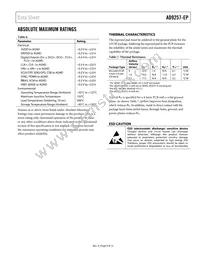 AD9257TCPZ-65-EP Datasheet Page 9