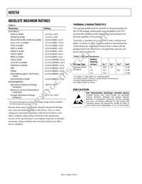 AD9258BCPZ-125 Datasheet Page 12