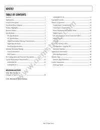 AD9262BCPZ-10 Datasheet Page 2
