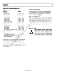 AD9262BCPZ-10 Datasheet Page 8