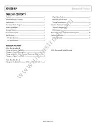 AD9266TCPZRL7-65EP Datasheet Page 2