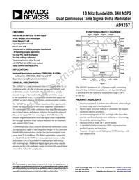 AD9267BCPZ Datasheet Cover