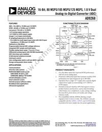 AD9268BCPZRL7-125 Datasheet Cover
