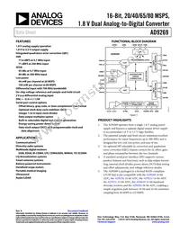 AD9269BCPZRL7-80 Datasheet Cover