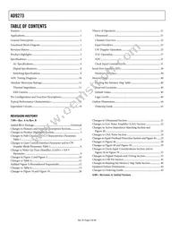 AD9273BSVZ-50 Datasheet Page 2
