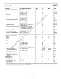 AD9278BBCZ Datasheet Page 5