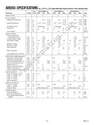 AD9283BRS-RL50 Datasheet Page 2