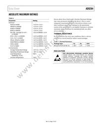 AD9284BCPZRL7-250 Datasheet Page 7