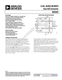 AD9288BSTZRL-40 Datasheet Cover