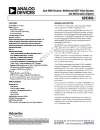 AD9388ABSTZ-5P Datasheet Cover