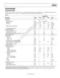 AD9461BSVZ Datasheet Page 3