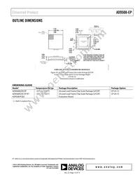 AD9508SCPZ-EP-R7 Datasheet Page 19