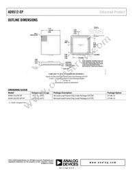 AD9512UCPZ-EP Datasheet Page 18