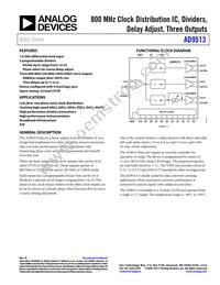 AD9513BCPZ Datasheet Cover
