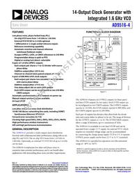 AD9516-4BCPZ-REEL7 Datasheet Cover