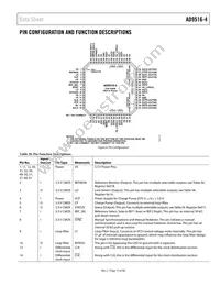 AD9516-4BCPZ-REEL7 Datasheet Page 17