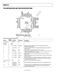 AD9516-5BCPZ Datasheet Page 16