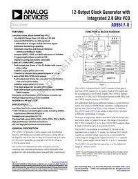 AD9517-0ABCPZ-RL7 Datasheet Cover