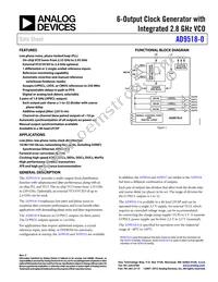AD9518-0ABCPZ Datasheet Cover