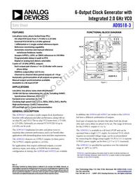 AD9518-3ABCPZ-RL7 Datasheet Cover