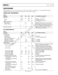 AD9520-1BCPZ-REEL7 Datasheet Page 4