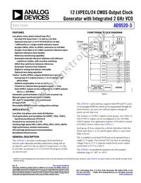 AD9520-3BCPZ-REEL7 Cover