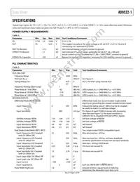 AD9522-1BCPZ-REEL7 Datasheet Page 5