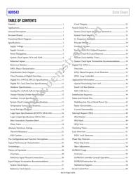 AD9543BCPZ-REEL7 Datasheet Page 2