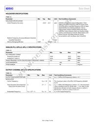 AD9543BCPZ-REEL7 Datasheet Page 12