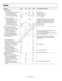 AD9549ABCPZ-REEL7 Datasheet Page 8