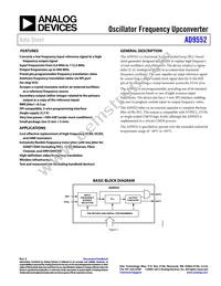 AD9552BCPZ-REEL7 Datasheet Cover