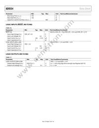 AD9554BCPZ-REEL7 Datasheet Page 14